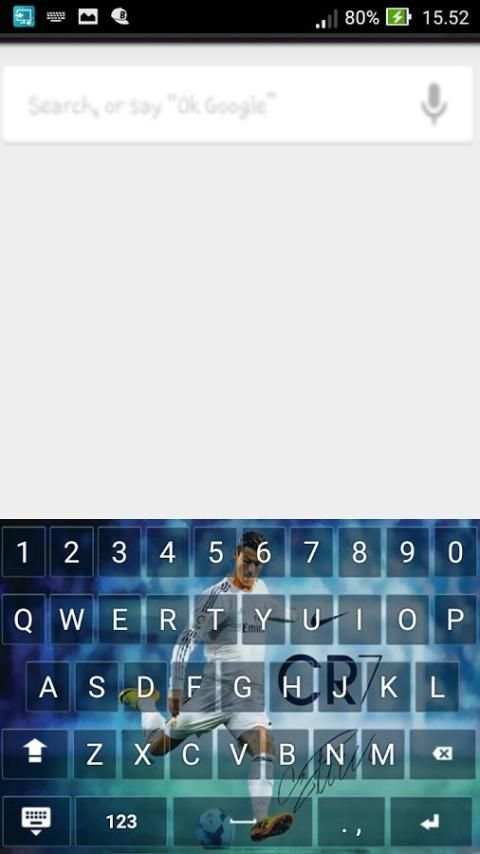 Ronaldo Special Keyboard 3 تصوير الشاشة