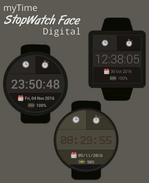 myTime StopWatch Face Digital скриншот 5