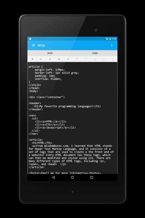 HTML Editor and Viewer screenshot 3