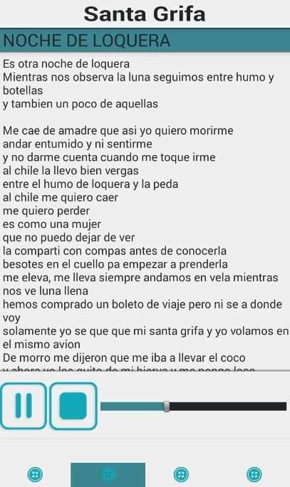Santa Grifa Musica Letra 1 تصوير الشاشة