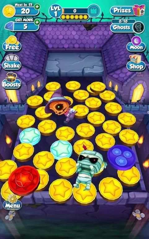 Coin Dozer: Haunted 1 تصوير الشاشة