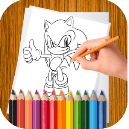 How to draw sonic أيقونة