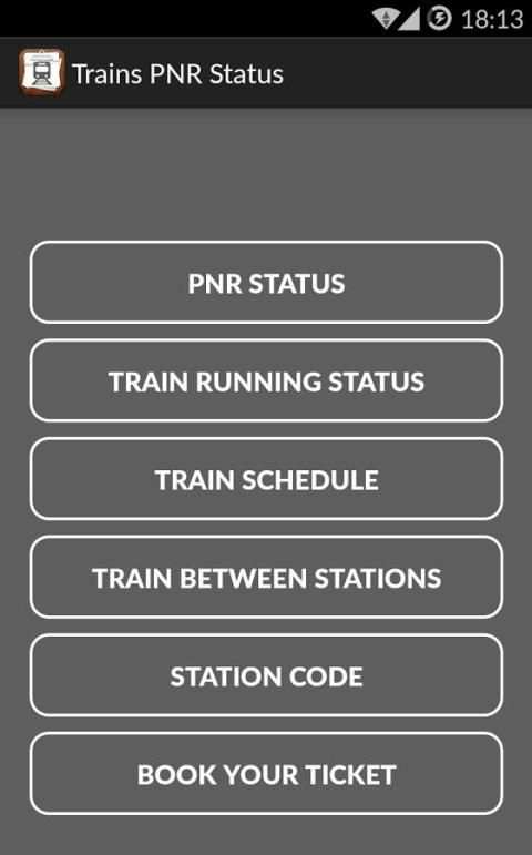 PNR Status скриншот 2