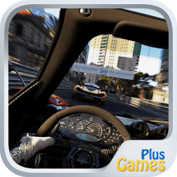 Girl Racing In Car أيقونة