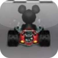Racing Mickey-Mouse Car