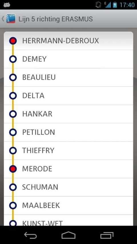 STIB-MIVB screenshot 3