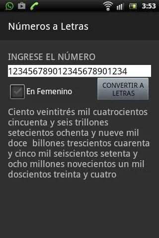 Números a letras screenshot 3