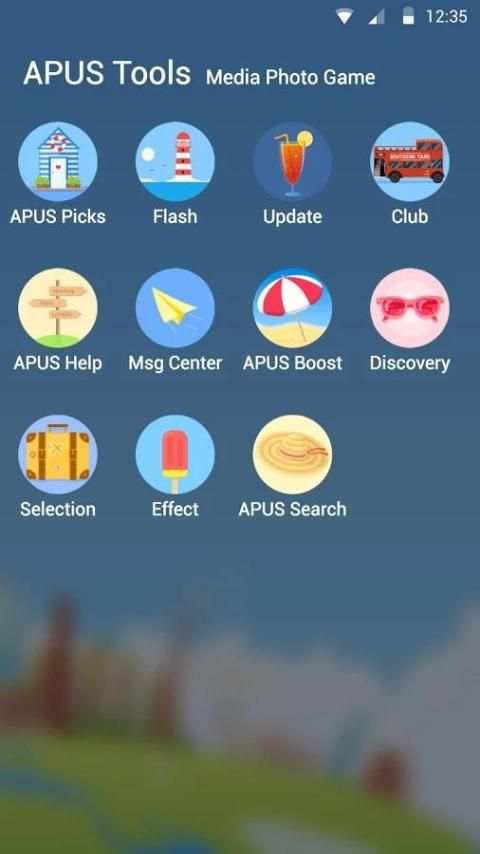 World-APUS Launcher theme скриншот 1