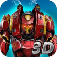 Robot Baja Pertempuran 3D