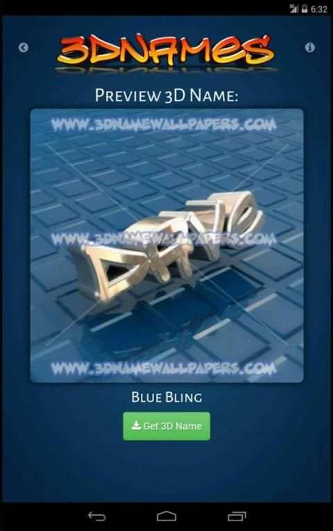 3D Names screenshot 2