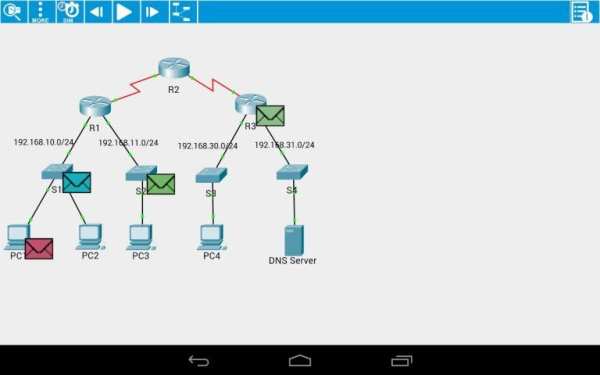Cisco Packet Tracer Mobile скриншот 1