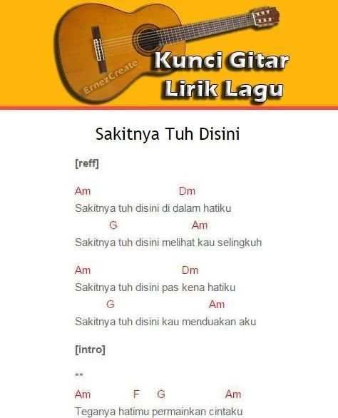 Kunci Gitar Musik Indonesia screenshot 1
