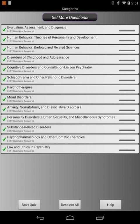PreTest Psychiatry скриншот 2
