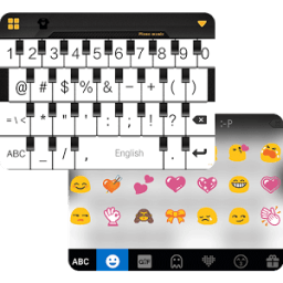 Piano iKeyboard Emoji Theme आइकन