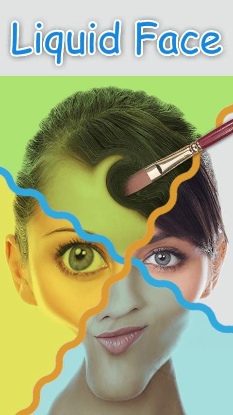 Liquid Face , Comic Face Effects , distort - Funny Photo Warp, Deform , Booth تغير و تشويه الوجه بشكل مضحك تكبير الأنف والعين رسم وتلوين screenshot 4