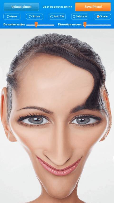 Liquid Face , Comic Face Effects , distort - Funny Photo Warp, Deform , Booth تغير و تشويه الوجه بشكل مضحك تكبير الأنف والعين رسم وتلوين screenshot 3