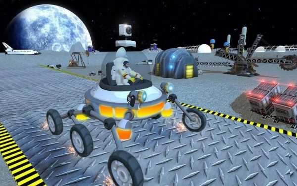 Space Mars Rover Simulator 3D : Moon Explorer screenshot 4
