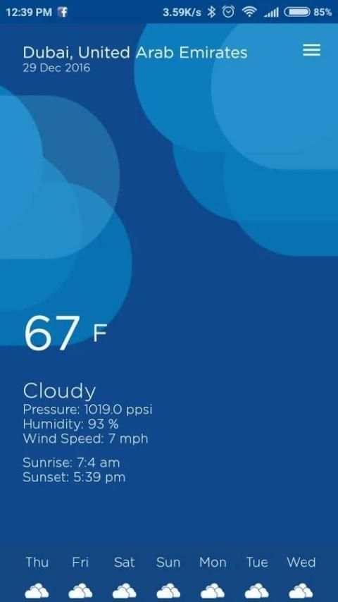 Weather screenshot 5
