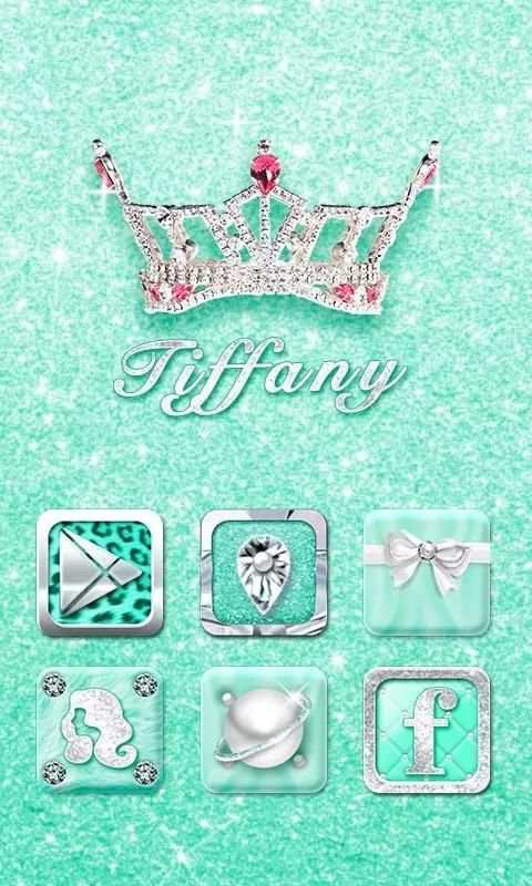 Tiffany GO Launcher Theme 4 تصوير الشاشة