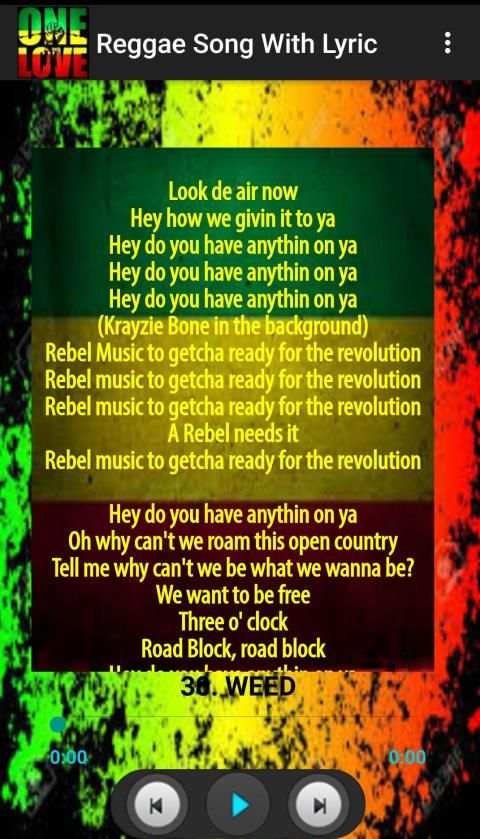 Reggae Music Offline With Lyric screenshot 6