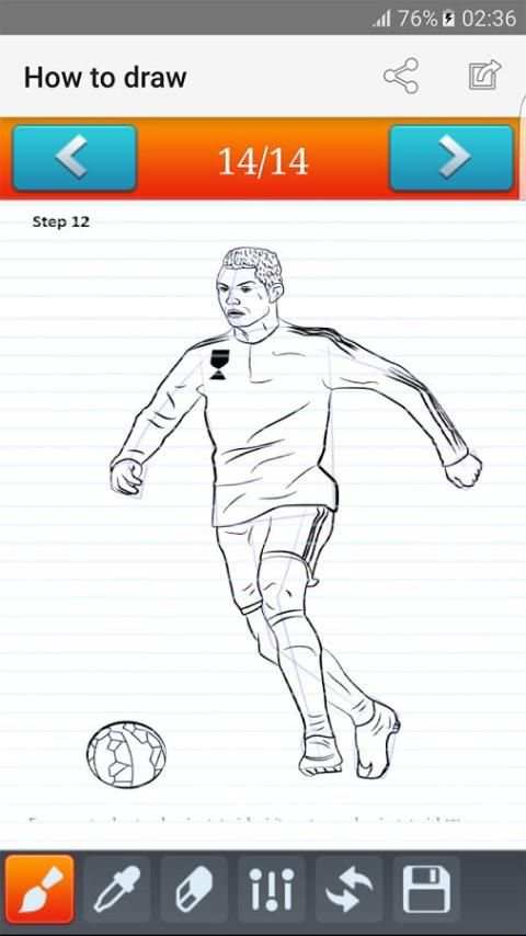 how to draw Footballers screenshot 1