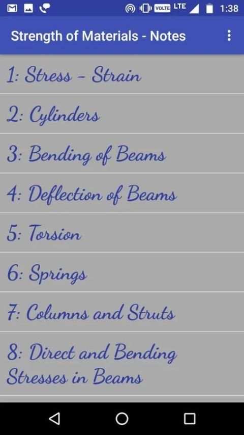 Strength of Materials - Notes скриншот 5
