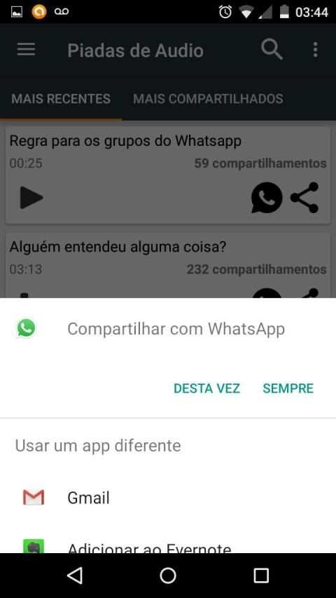Piadas de Áudio screenshot 2