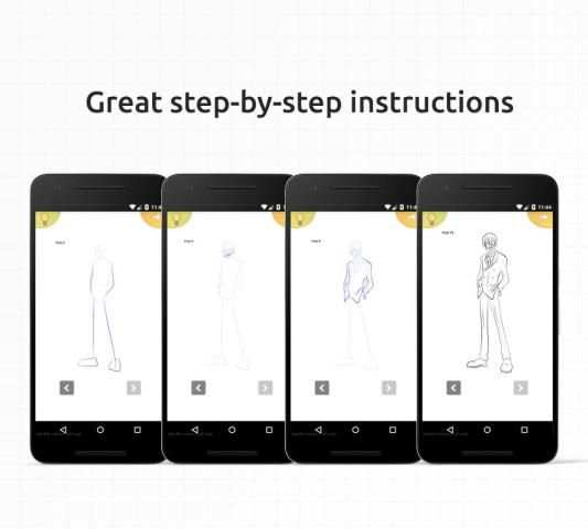 Learn To Draw ‮eceiP enO скриншот 1