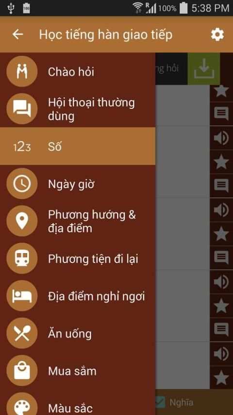 Học tiếng hàn giao tiếp screenshot 5