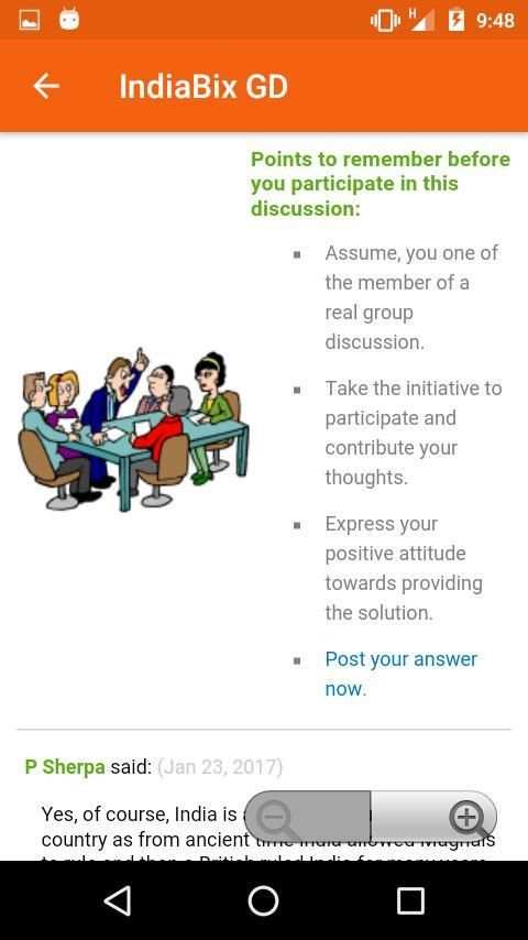 IndiaBix GD (Group Discussion) screenshot 3