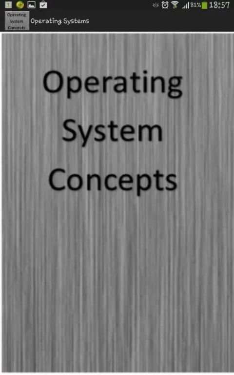 Operating Systems Concepts скриншот 3
