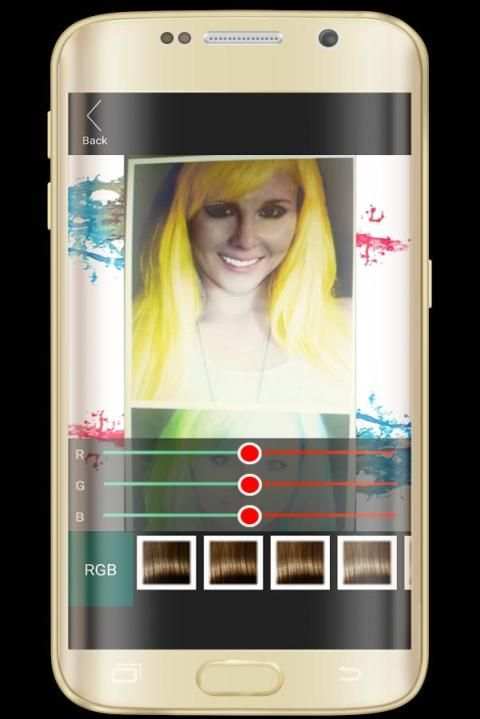 * Hair Color Changer скриншот 4