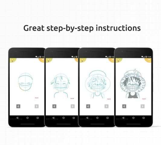 Learn To Draw ‮eceiP enO скриншот 2