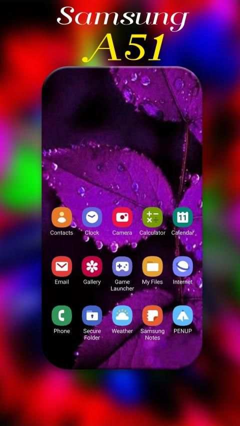 Themes for Samsung Galaxy A51:launcher for Galaxy screenshot 1