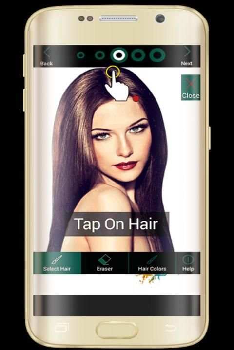 * Hair Color Changer скриншот 8