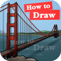 How to Draw Golden Gate Bridge أيقونة
