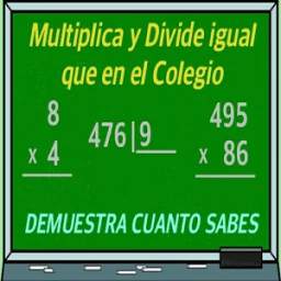 Multiplications and Divisions