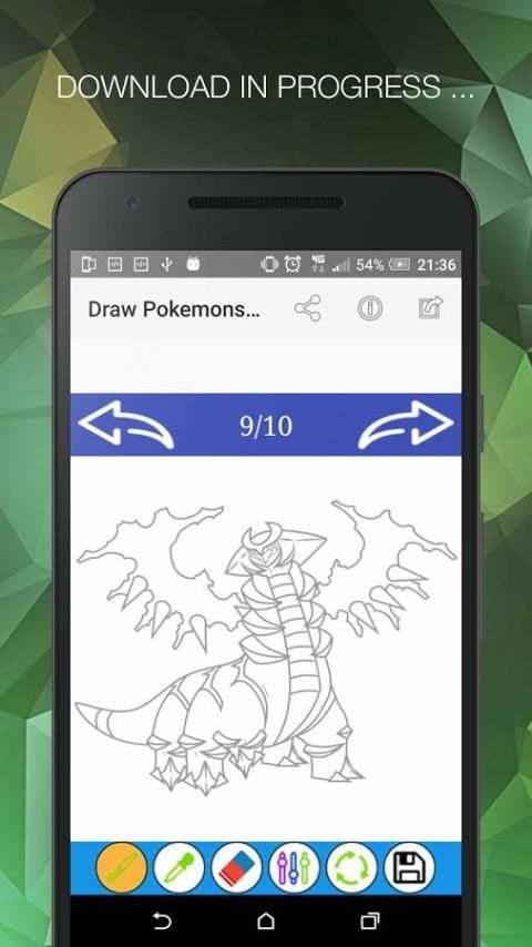 Draw Pokemons : Coloring Game screenshot 3