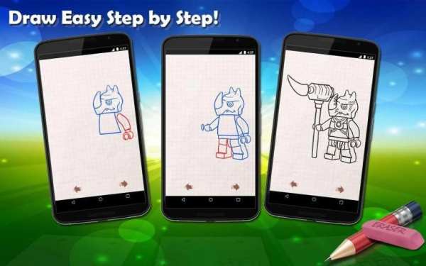 Drawing Lessons Lego Chima 3 تصوير الشاشة