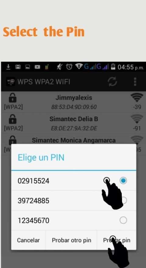 WPS WPA2 WIFI Password screenshot 2