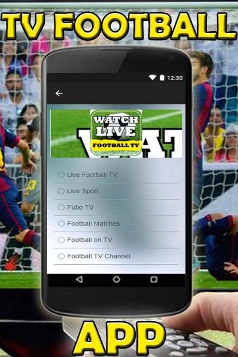 Watch Live Football Stream On TV Guide Free screenshot 2