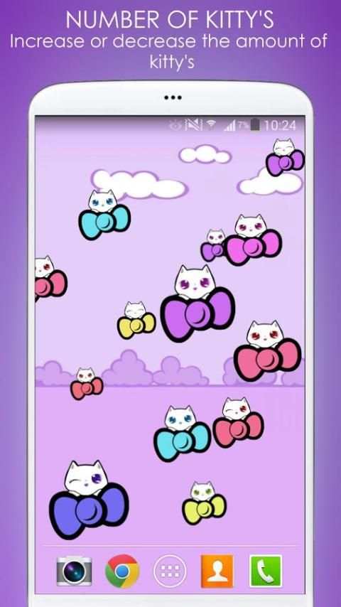 Kitty Cute Live Wallpaper скриншот 7