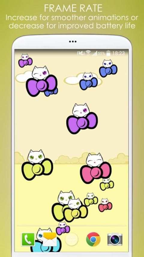 Kitty Cute Live Wallpaper скриншот 3