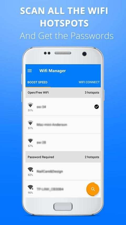 WiFi Passwords Free Simulator screenshot 1
