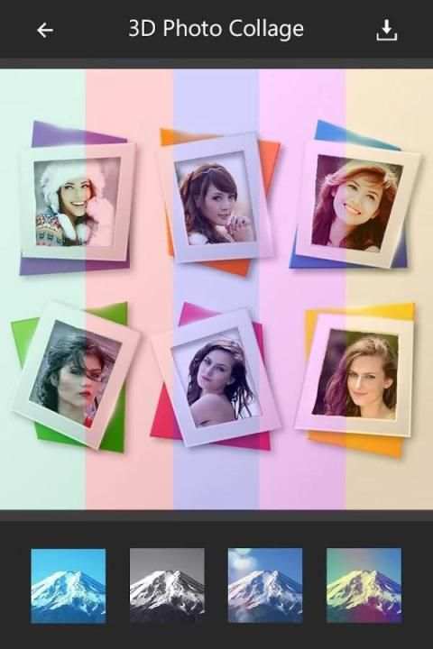 3D Photo Collage Maker 2 تصوير الشاشة