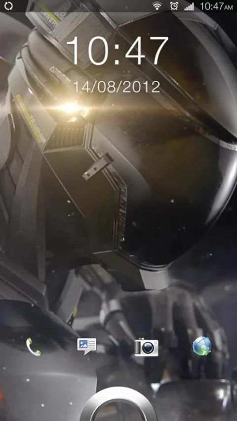 Nano Robot Live Wallpaper 1 تصوير الشاشة