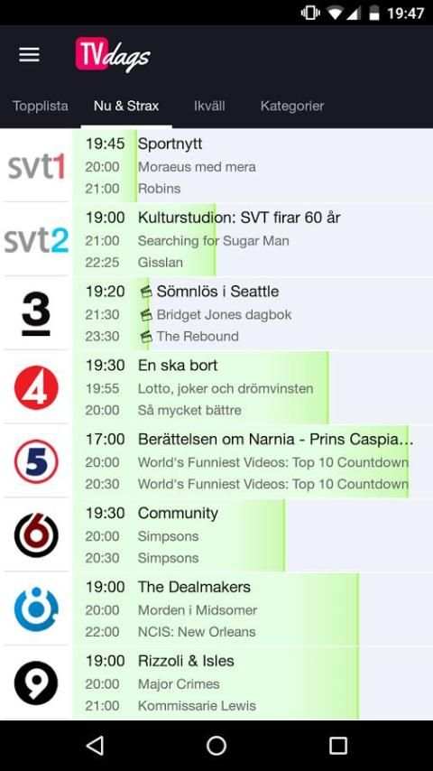 TVdags TV-tablå & TV-guide screenshot 5