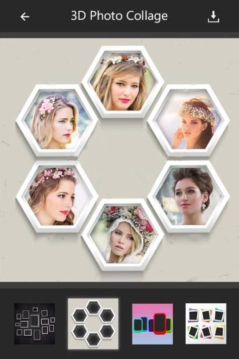 3D Photo Collage Maker скриншот 3