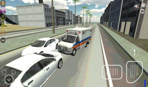 Ambulance Driving Simulator 3D screenshot 2
