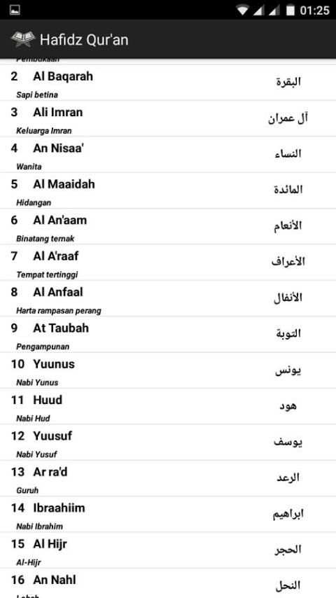 Hafidz AlQuran screenshot 2